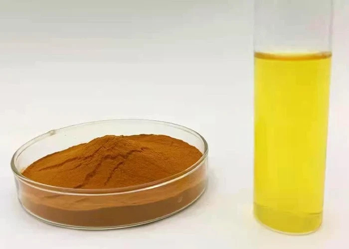Safflower Yellow — powder and solution.
