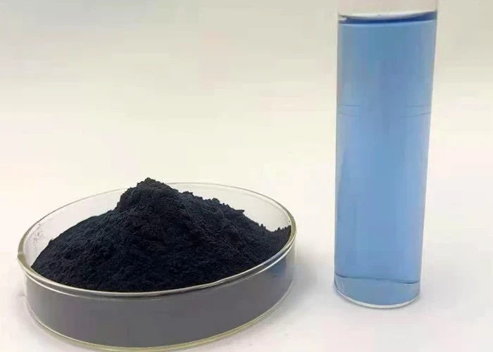 Gardenia Extract (Blue) — powder and solution.